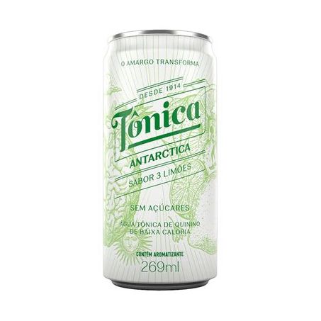 Tônica Antarctica Sem Açúcar 3 Limões 269ml