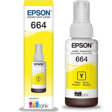 REFIL DE TINTA EPSON T664420 AL AMARELO