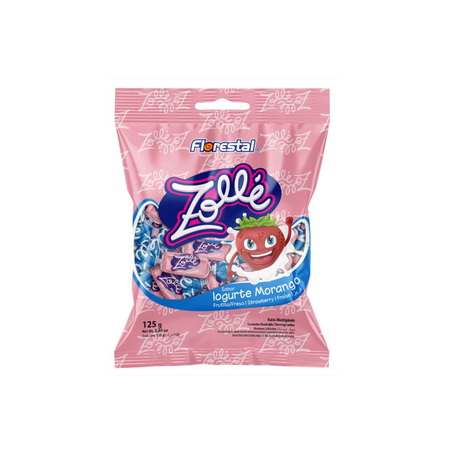 Bala Florestal Zolle Iogurte Pacote 125G