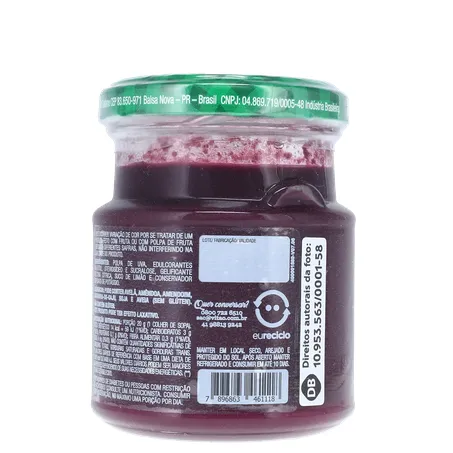 Geleia de Uva Vitao Zero Açúcar 180G 360-20