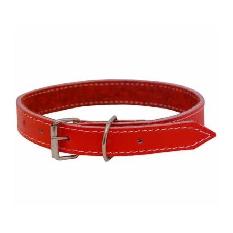 Coleira Pet Mania Couro Forrada Top Color N3 1 Unidade