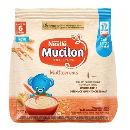 Cereal infantil mucilon multicereais sachê 360g