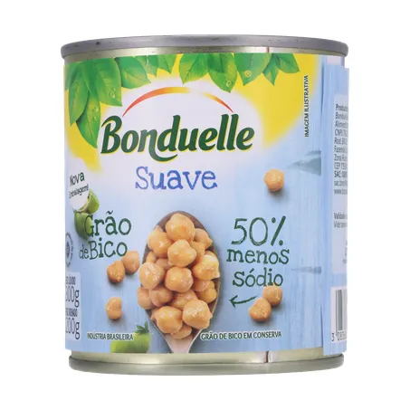 Grao de bico bonduelle suave lt200g 360-18