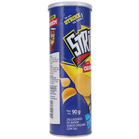 SALGADINHO BATATA STRIKE ORIGINAL POTE 90G 360-31