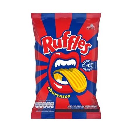 Salgadinho ruffles batata sabor churrasco 68g