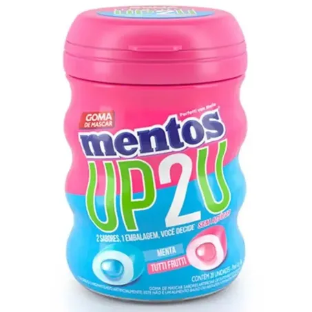 GOMA MENTOS UP2U MINT/TUTI FRUTTI 56G