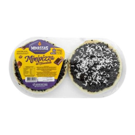 Mini pizza de chocolate mimassas 200g