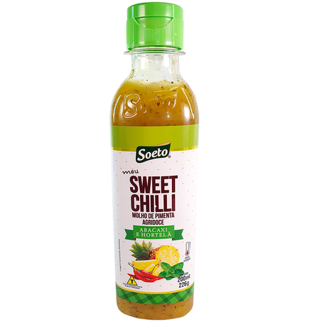 Molho sweet chilli soeto abacaxi com hotela 200ml