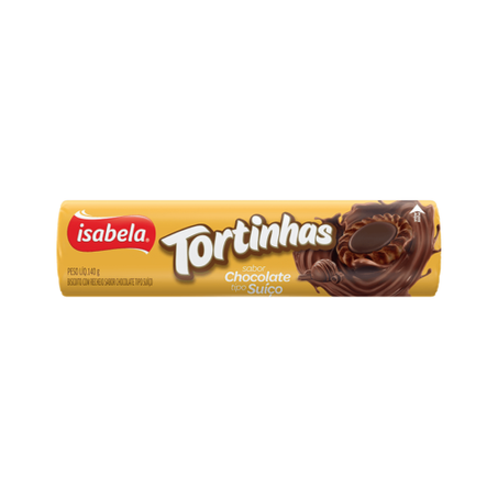 BISCOITO TORTINHAS ISABELA CHOCOLATE SUÍÇO 140G