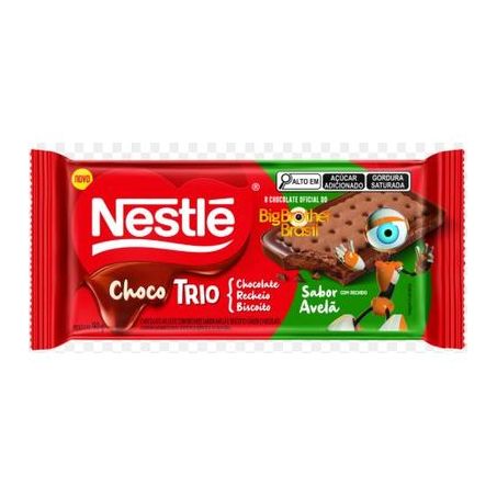 CHOCOLATE AO LTE CHOCOTRIO AVELA NESTLE 90G