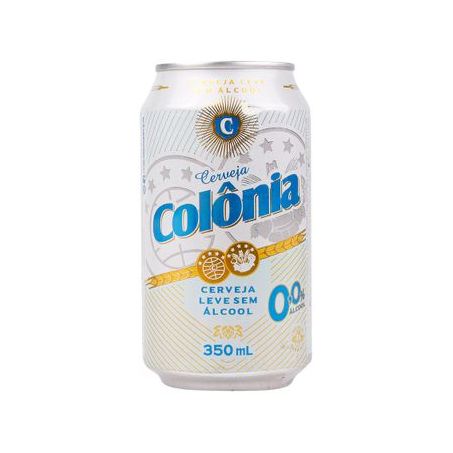 Cerveja Colônia Pilsen Zero Álcool Lata 350ML