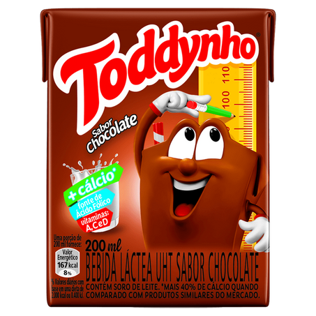 Bebida láctea uht toddynho chocolate caixa 200ml