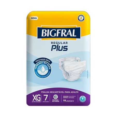 FRALDA PLUS BIGFRAL XG C/7                        