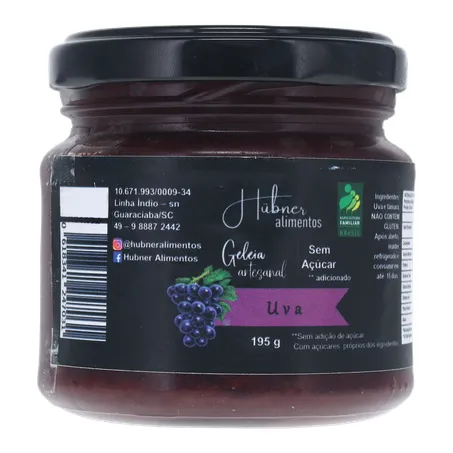 Geleia hubner uva sem açúcar 195g 360-35