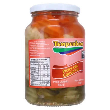 Picles temperbom 300g 360-33