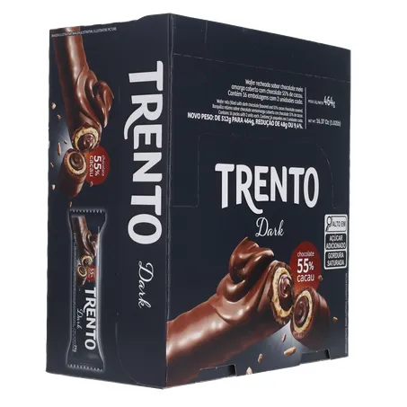 BISC.WAFER TRENTO 29G DARK CX 16.0 360-31