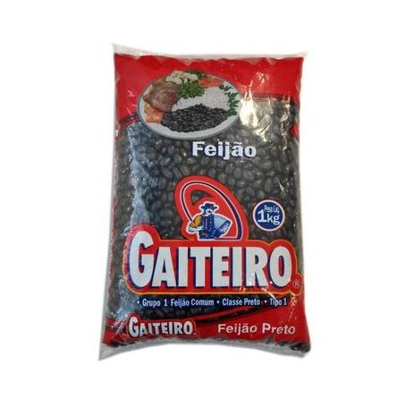 Feijao Geiteiro 1kg Preto  T1