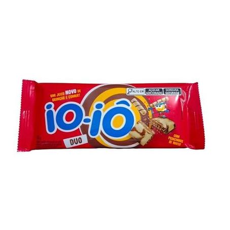 CHOC IO IO TABELETE 75G AO LEITE E CHOCOLATE BRANCO