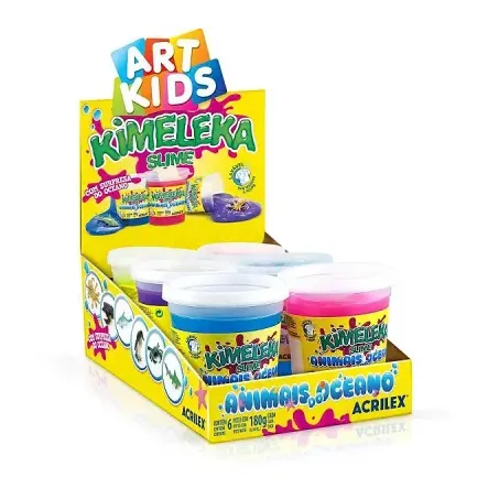 Slime kimeleka animais oceano 180g