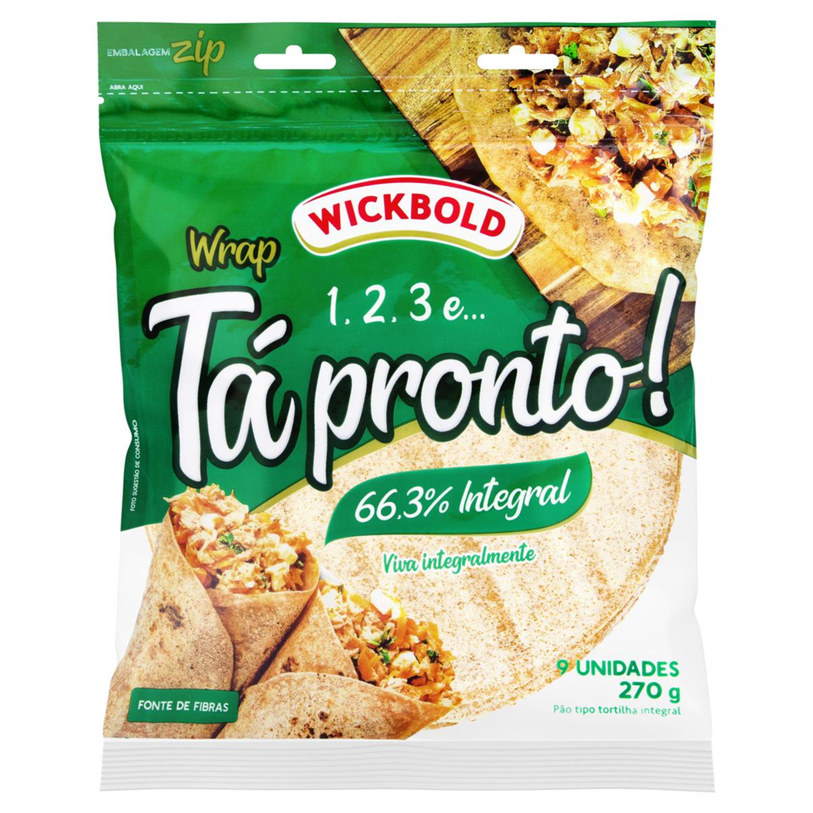 Wrap Wickbold 270g - Tá Pronto! - 100% Integral