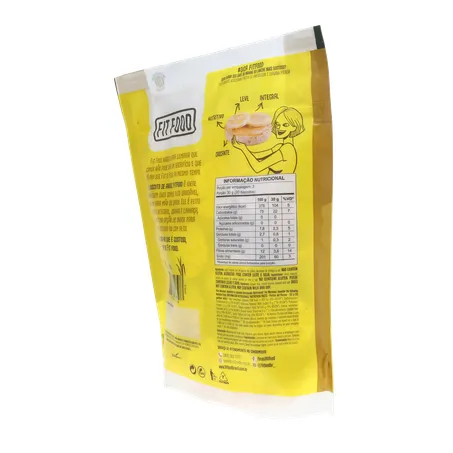 Biscoito de Arroz Fit Food Quinda Integrais e Linhaça Sachê 90gr 360-22