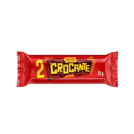 Chocolate Barra Garoto Crocante 25g 
 