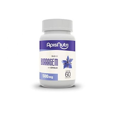 OLEO DE BORRAGEM 500MG 60 CAPS - APISNUTRI