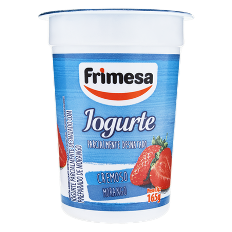 IOGURTE PARCIALMENTE DESNATADO CREMOSO MORANGO FRIMESA