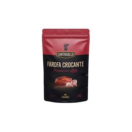 FAROFA CROCANTE DE PICANHA COM ALHO 200G
