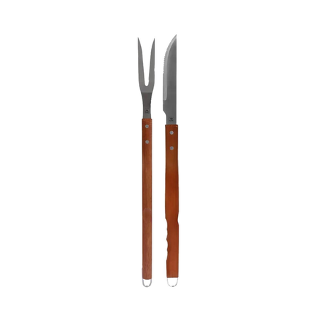 Conjunto para Churrasco Bel 2 Peças - Inox - Grande - Ref. 256700