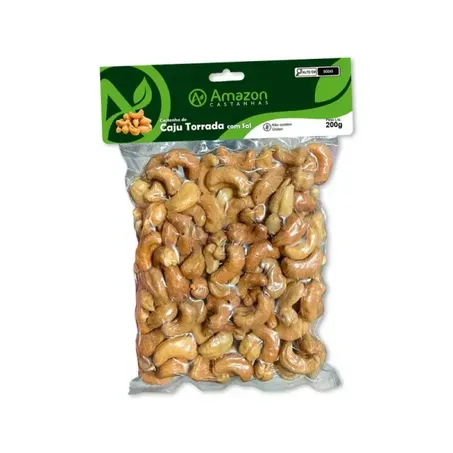 CASTANHA CAJU AMAZON TORRADA 200G