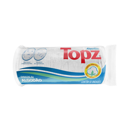Algodão Topz Disco com 50 Unidades