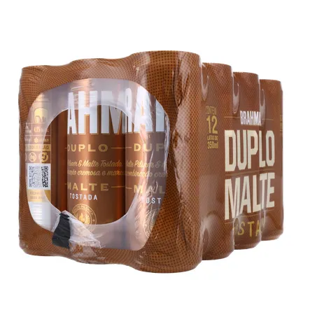 Cerv brahma duplo malte tost lata 350ml 12 un 360-30