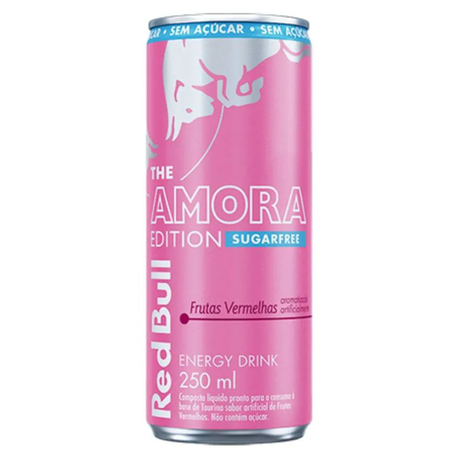 Energético Red Bull  Sem Açúcar Frutas Vermelhas Lata 250ml