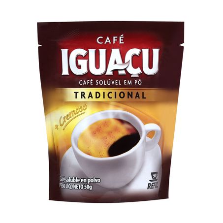 Café iguaçú solúvel tradicional sachê 40g