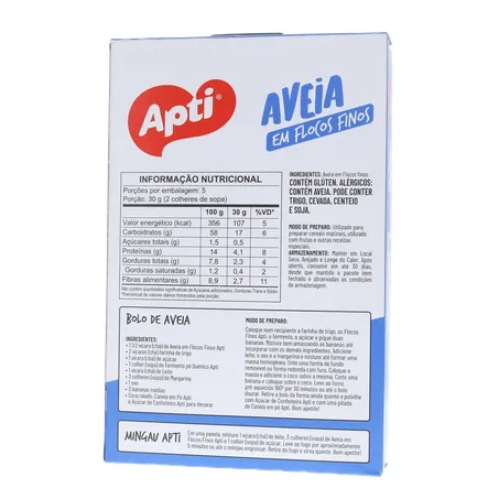 Aveia Apti Flocos Finos Caixa 150g 
  360-19