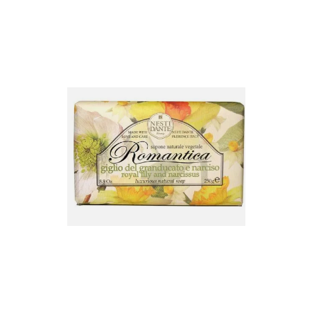 SABONETE NESTI DANTE 250G ROMANTICA LIRIO DO GRAO DUCADO E NARCISO
