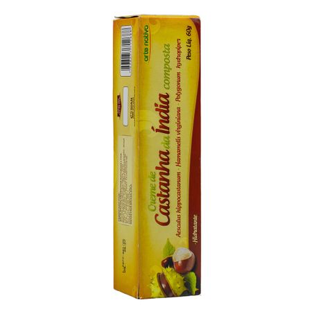 CREME DE CASTANHA DA INDIA COMPOSTO 60G ARTE NATIVA