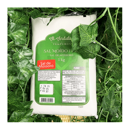 Sal Marinho Al-Andalus 1kg Sem Iodo