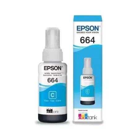 REFIL DE TINTA EPSON 504 CIANO T504220 ORIGINAL 70ML