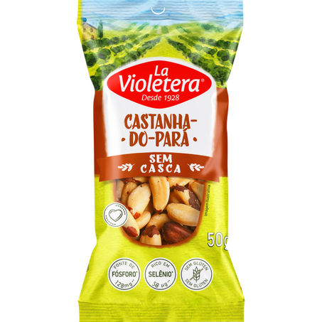 CASTANHA PARA S/CASCA LA VIOLETERA 50G
