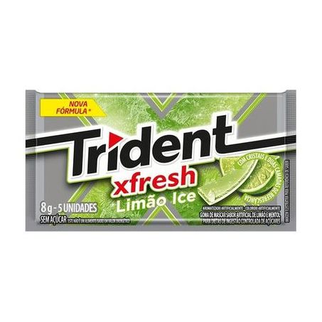 CHICLE TRIDENT LIMAO 8,5G