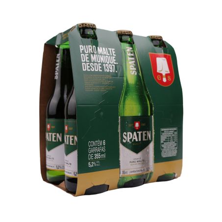 Cerveja Spaten Long Neck 355ml C/6 360-54