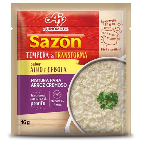 Temp sazon tempera e transforma alho/cebola 16g