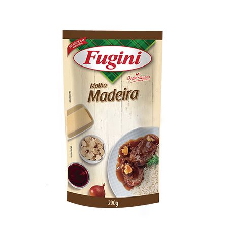 Molho madeira fugini sache 290g