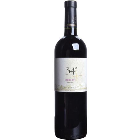 Vinho 34 merlot 750ml