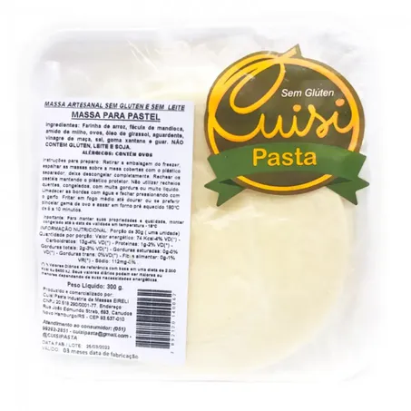 Massa Pastel Sem Glúten Cuisi 300g