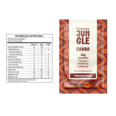 CARBO EM PÓ TANGERINA 40G - JUNGLE