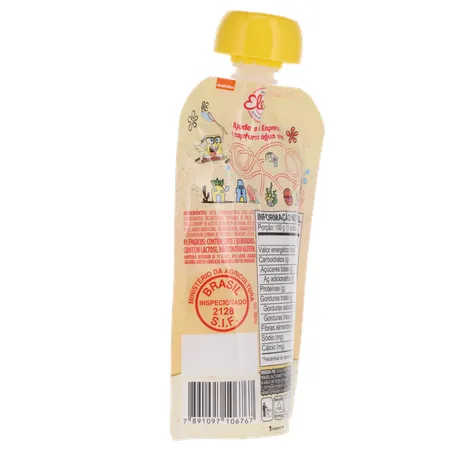 Iogurte Bob Esponja Vitamina De Frutas e Cereais 100g 360-13