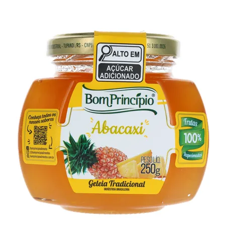 GELEIA TRADICIONAL DE ABACAXI 250G BOM PRINCIPIO 360-0